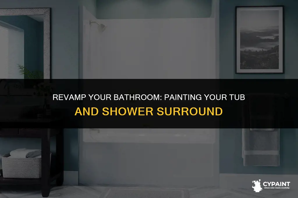 can you paint a tub and shower surround