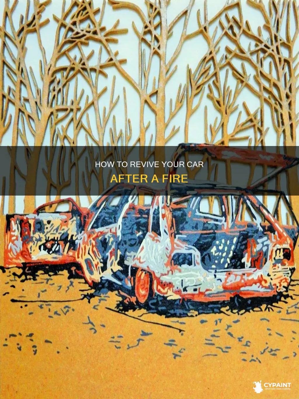 can you paint a vehicle after it was burned