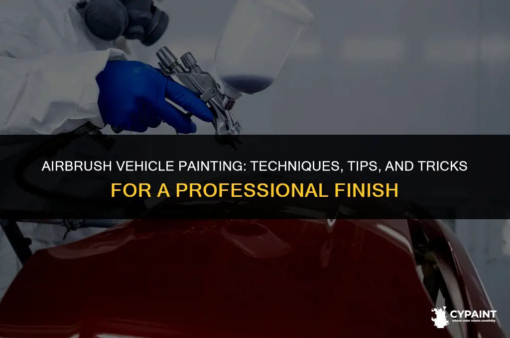 can you paint a vehicle with an airbrush