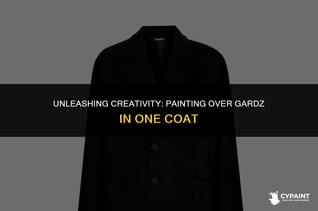 can you paint after one coat of gardz