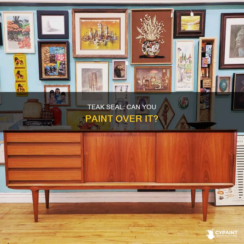 can you paint after putting on a teak seal