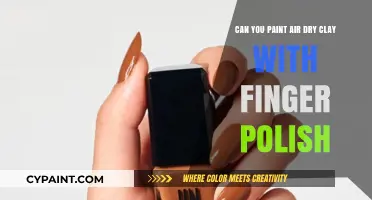 Explore Air-Dry Clay Art with Nail Polish