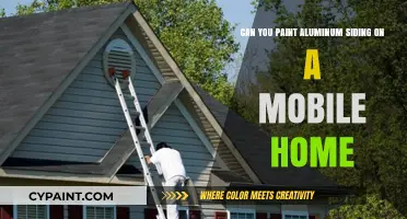 How to Paint Aluminum Siding on a Mobile Home