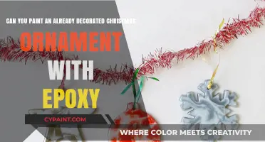 Revamp Your Christmas Ornaments: Epoxy Painting Over Decorated Surfaces