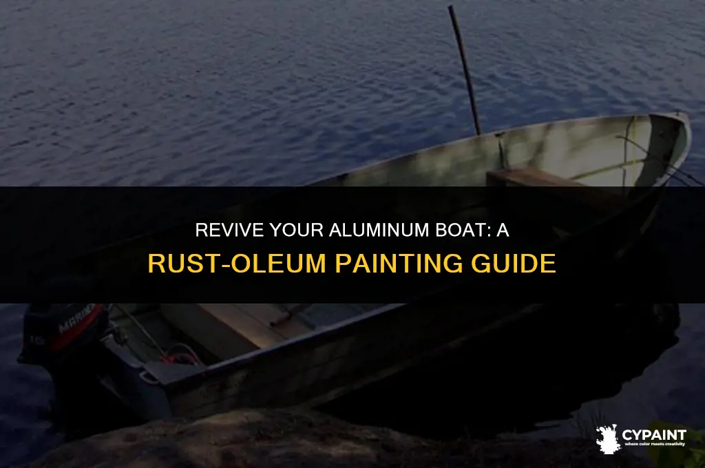 can you paint an aluminum boat with rustoleum