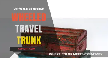 Revamping Your Journey: Painting an Aluminum Wheeled Travel Trunk