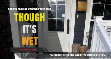 Painting a Wet Porch: Tips for Outdoor Success Despite Moisture