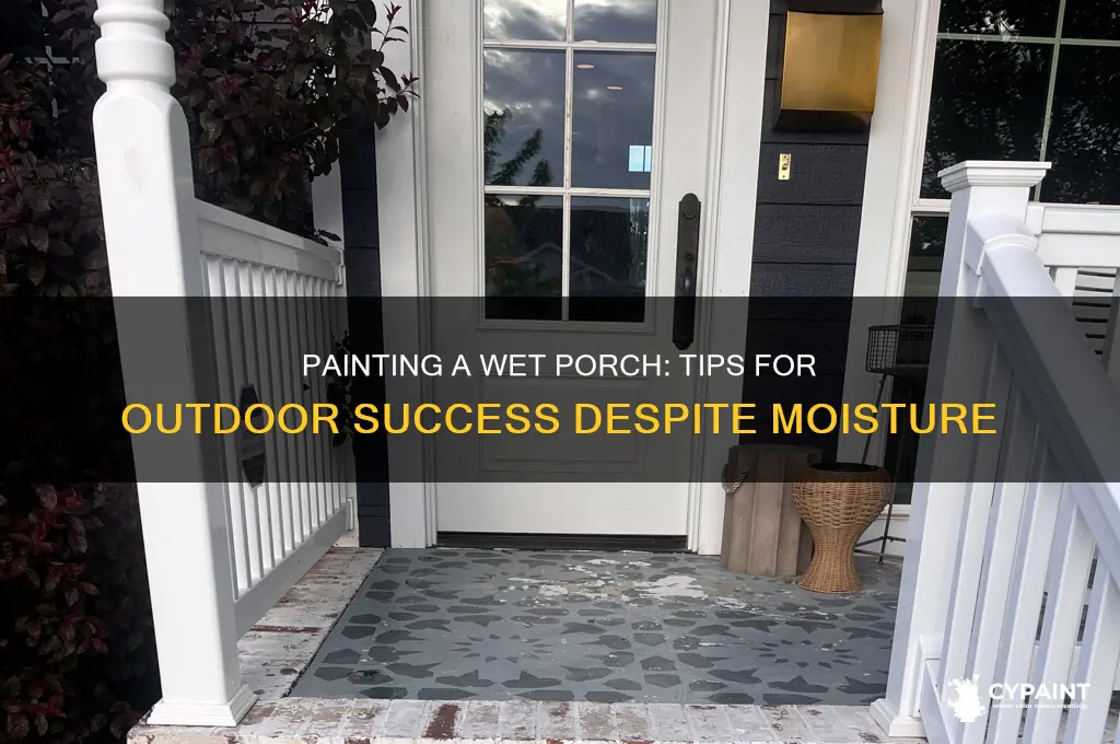 can you paint an outdoor porch even though it