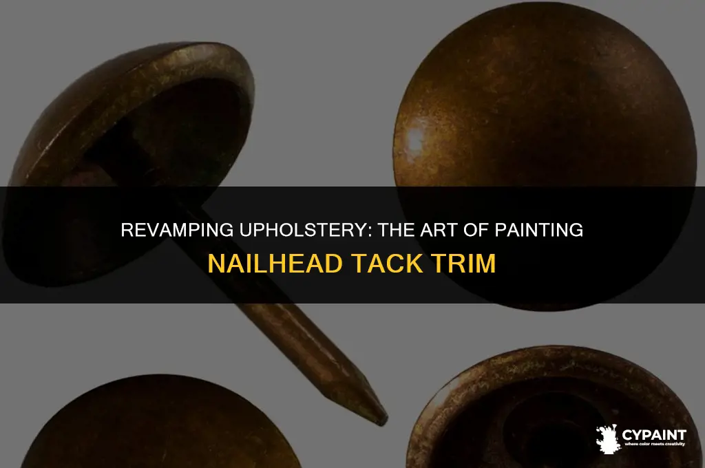 can you paint an upholstery nailhead tack tack