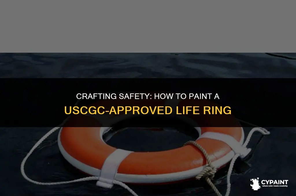 can you paint an uscg approved life ring