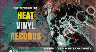 Exploring the Art of Painting and Heating Vinyl Records