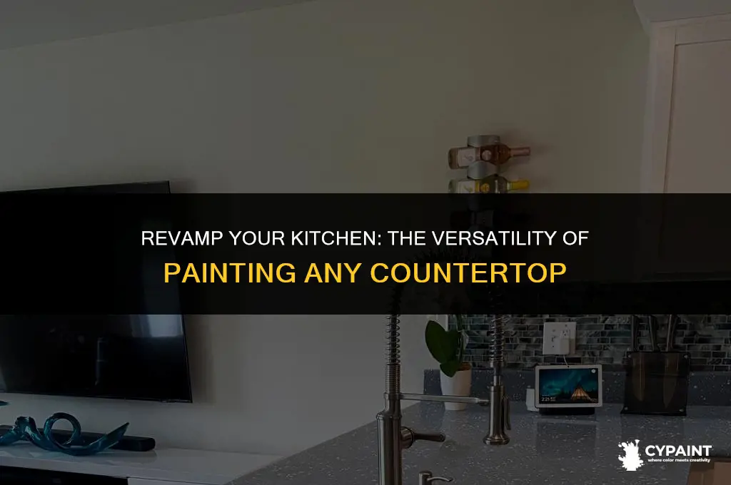can you paint any type of kitchen countertop