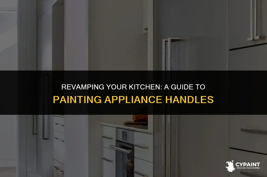 can you paint appliance handles with appliance paint