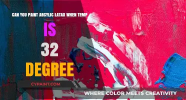 Painting with Acrylic Latex at 32 Degrees: Tips and Tricks