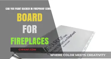Painting Fireproof Cement Board Backer for Fireplaces: Tips and Safety