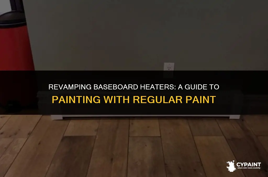 can you paint baseboard heaters with regular paint