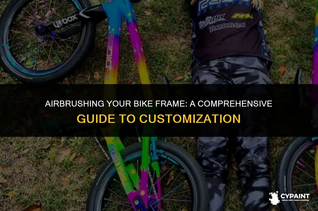 can you paint bike frame with airbrush gun