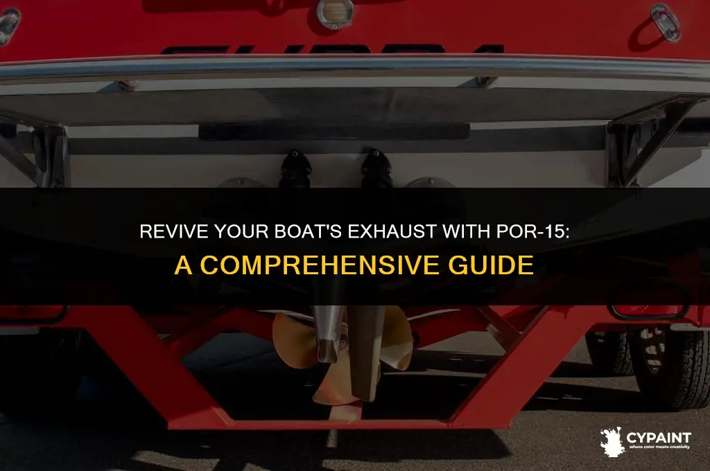 can you paint boat exhaust with por-15