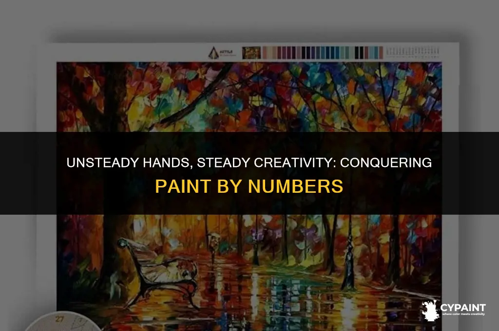 can you paint by numbers with shaky hands
