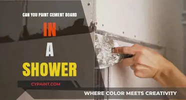 Revamping Your Shower: A Guide to Painting Cement Board