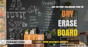 Transform Dry Erase Board into Chalkboard