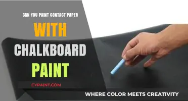 Transforming Spaces: Chalkboard Paint on Contact Paper - A DIY Guide
