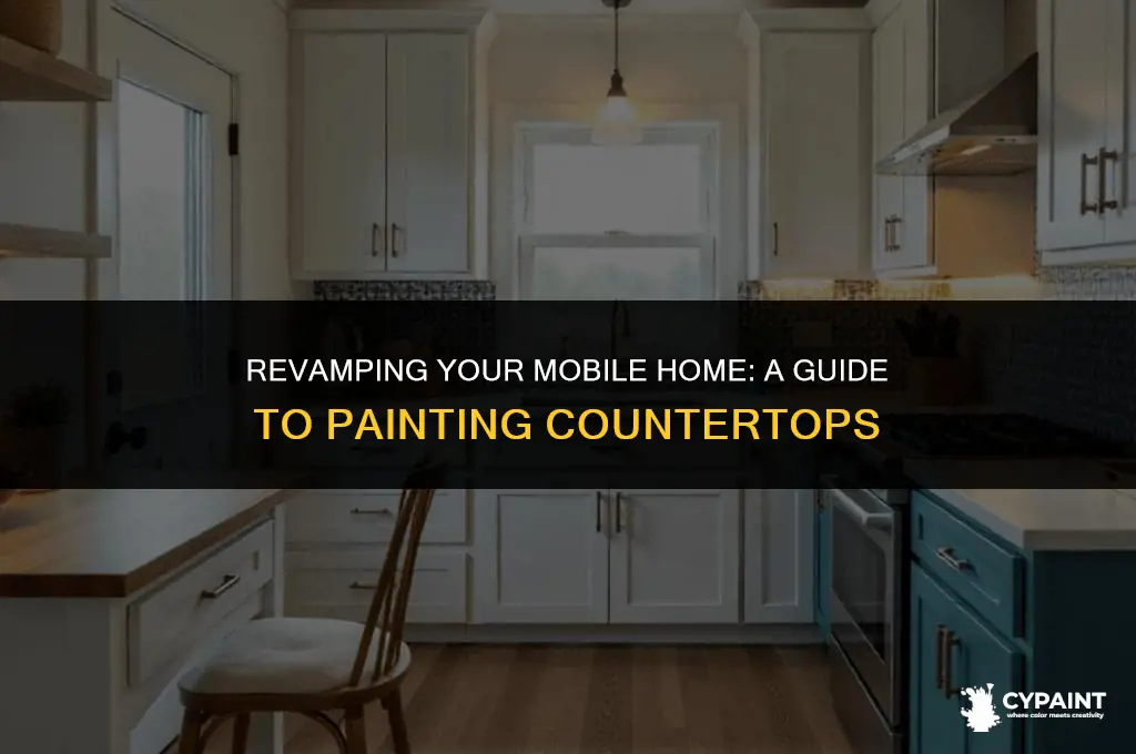 can you paint countertops in a mobile home