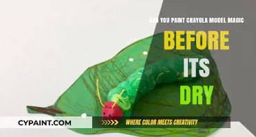 Painting Crayola Model Magic: Wet or Dry?