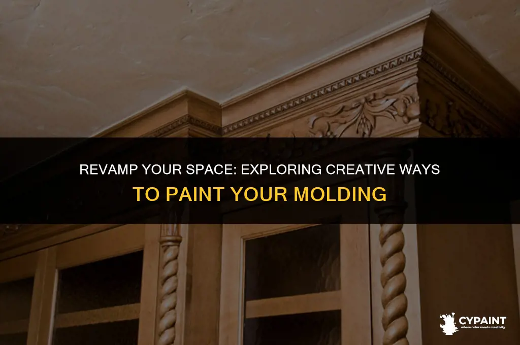 can you paint different colour to your moliding