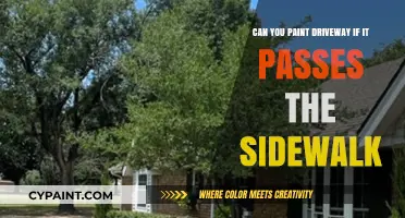 How to Paint Your Driveway: Dealing with Sidewalks