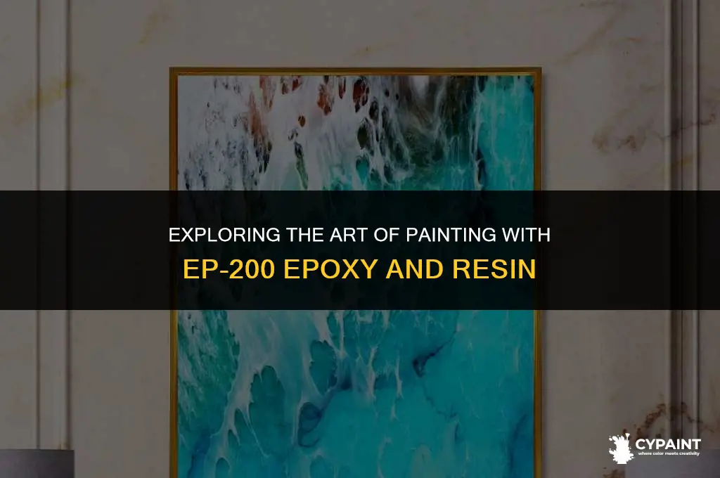 can you paint ep-200 epoxy and resin