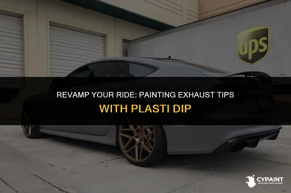 can you paint exhaust tips with plasti dip