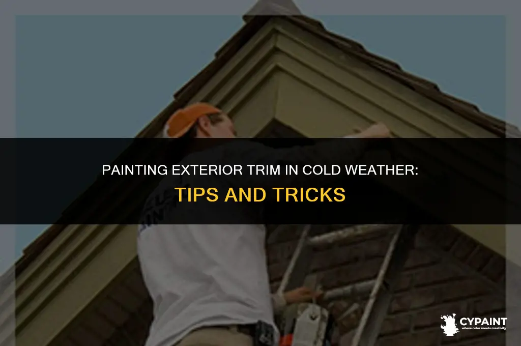 can you paint exterior trim in cold weather