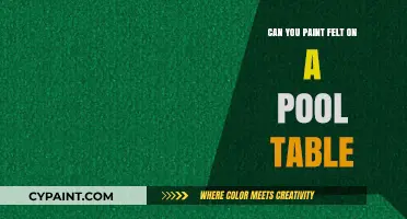 Revamping Your Game Room: Painting Felt on a Pool Table