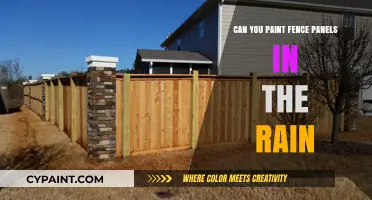 Painting Fence Panels in Rainy Weather: Tips and Tricks
