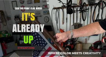 How to Paint a Flag While It's Flying