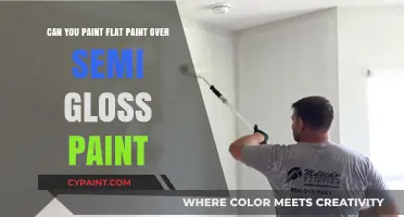 How to Paint Flat Paint Over Semi-Gloss Paint
