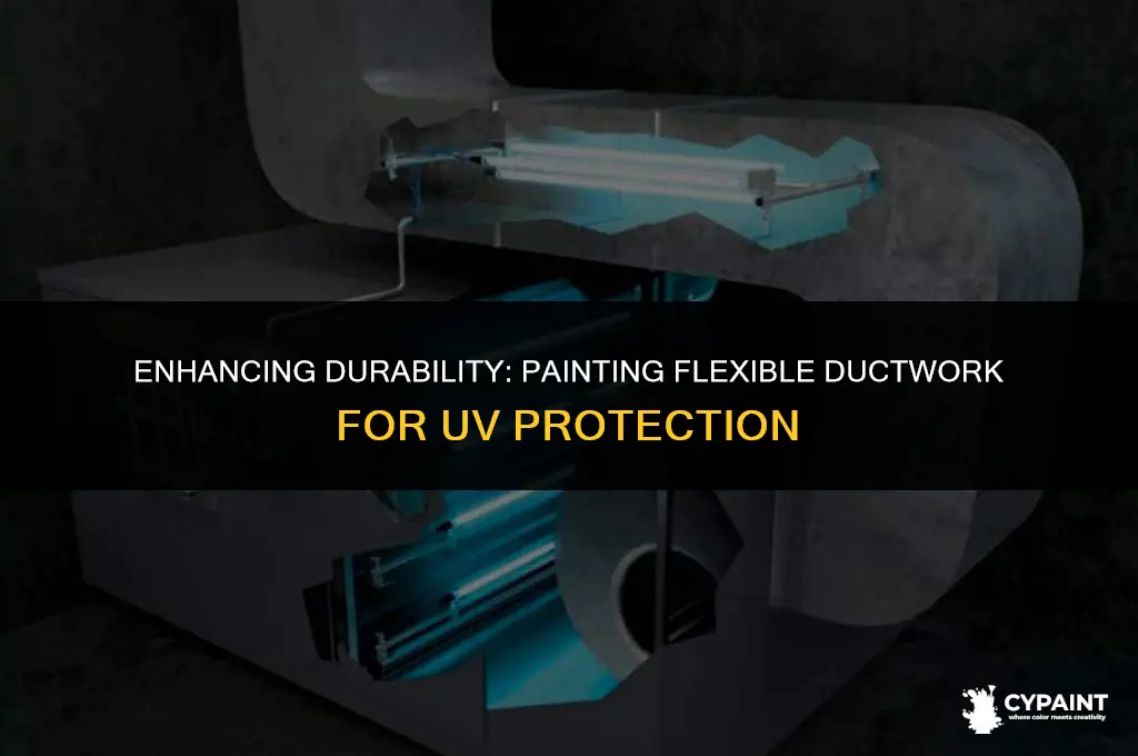 can you paint flexible ductwork for uv protection