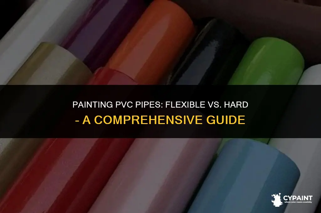 can you paint flexible or hard pvc pipe