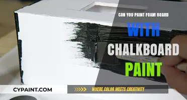 Transforming Foam Board: A Guide to Chalkboard Paint Application