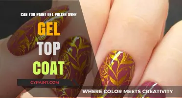 Gel Polish: Painting Over a Gel Top Coat