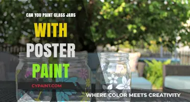 Revamping Glass Jars: A Creative Guide to Using Poster Paint