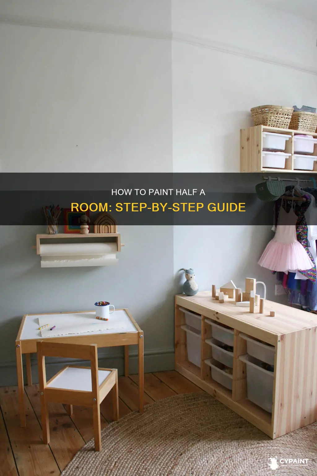 can you paint half a room at a time
