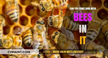 Buzzing with Creativity: Painting a Hive with Bees Inside