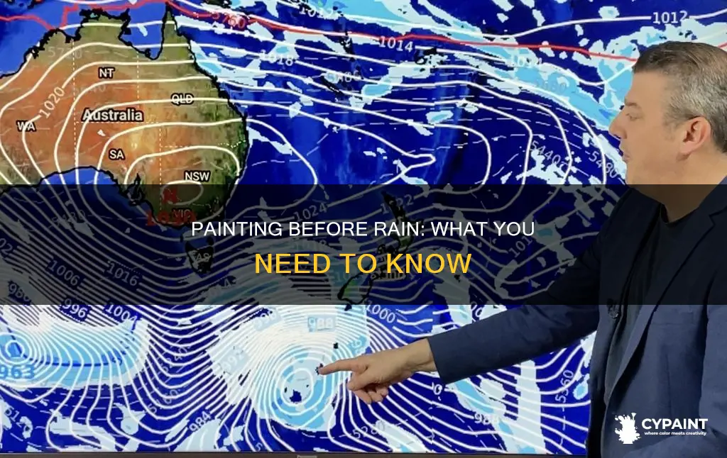can you paint if it is going to rain
