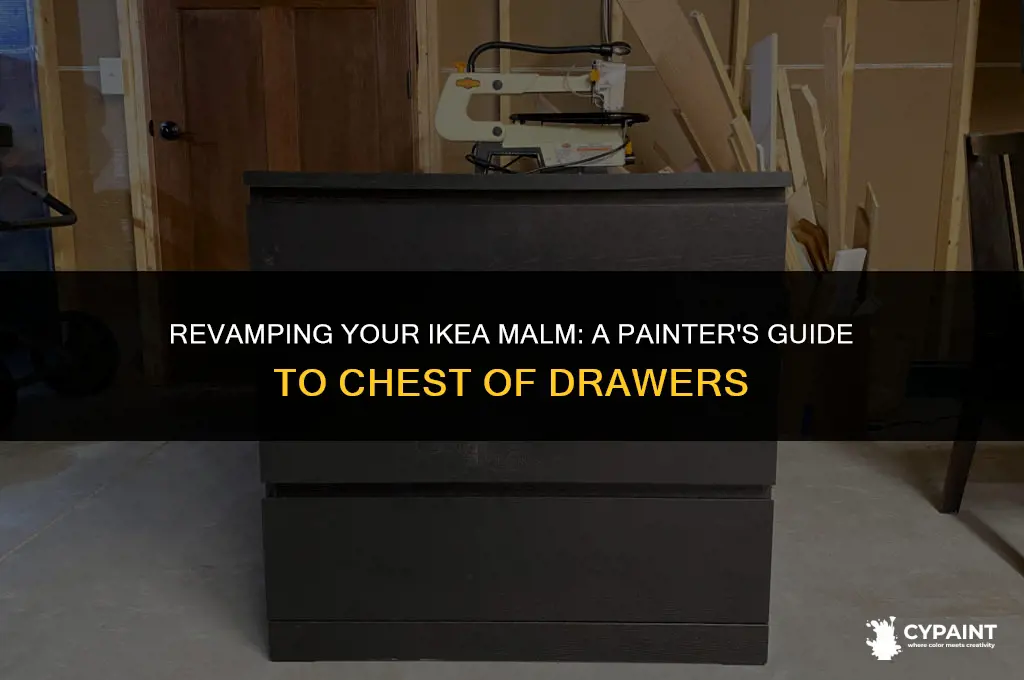 can you paint ikea malm chest of drawers