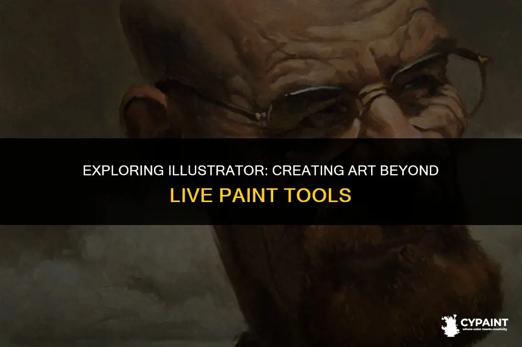 can you paint in illustrator without live paint