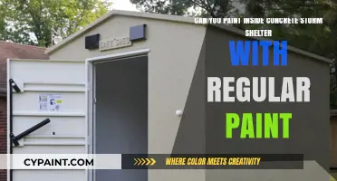 Painting Your Concrete Storm Shelter: Can Regular Paint Be Used?
