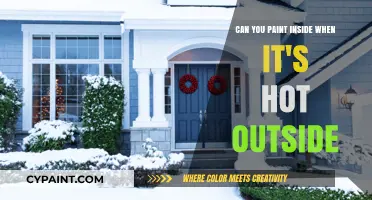 How to Paint Indoors During Hot Weather