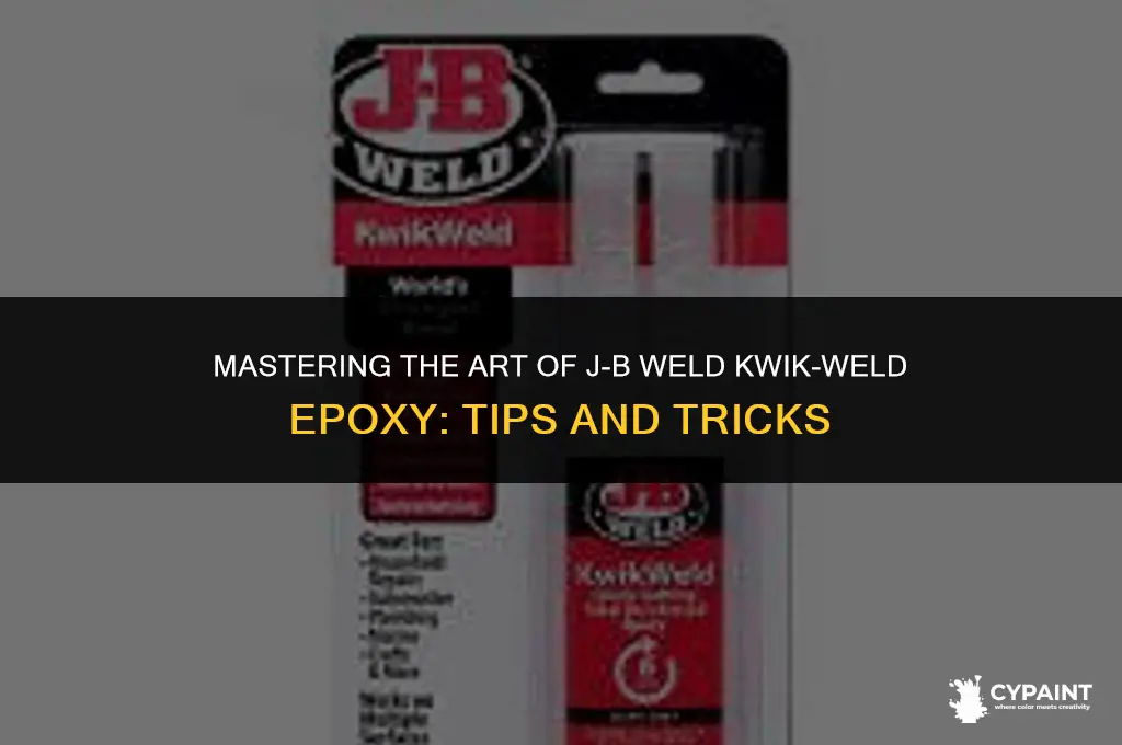 can you paint j-b weld kwikweld epoxy